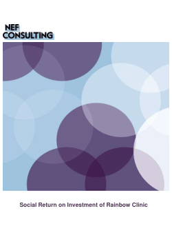 Social Return on Investment of Rainbow Clinic