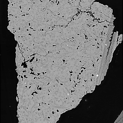 Backscattered electron (BSE) maps of Apollo 15 mare basalt thin sections