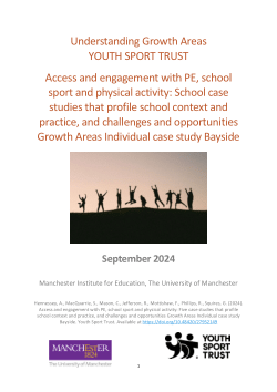 Growth Areas Individual case study Bayside