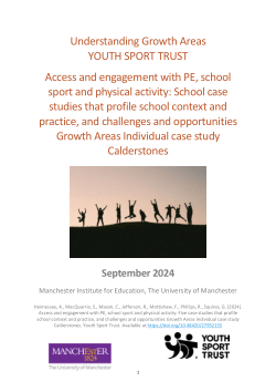 Growth Areas Individual case study Calderstones