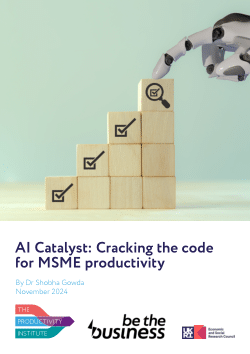 AI Catalyst: Cracking the code for MSME productivity