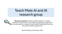 Trainee Perceptions of AI