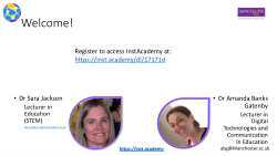 <b>instAcademy: Developing GenerativeAI support for place-based, Funds of Knowledge approaches with the Educational Innovators of the Elective Home Education Community</b>