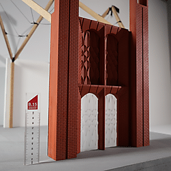 Partial Bay Elevation and Structure Section Model (Wei Feng)