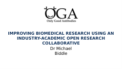 Improving biomedical research using an industry-academic open research collaboration