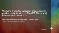 Validating AI-assisted evaluation of open science practices in brain sciences: ChatGPT, Claude, and human expert comparisons