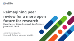 Reimagining peer review for a more open future for research