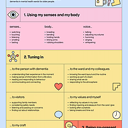 A practice model informed by care aesthetics: health care support workers working with people with dementia on mental health wards for older people in the United Kingdom