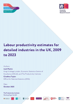 Labour productivity estimates for detailed industries in the UK, 2009 to 2023