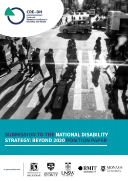 Submission to the National Disability Strategy: Beyond 2020 Stage 2 Consultations