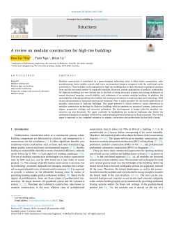 A review on modular construction for high-rise buildings