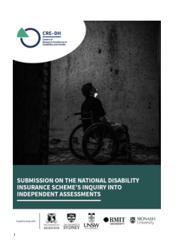 NDIS Independent Assessments Inquiry - Submission from the CRE-DH to the Joint Standing Committee