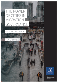 The power of cities in migration governance: Pilot project report