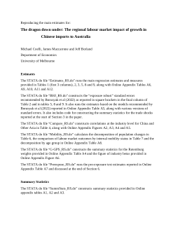 The dragon down under: The regional labour market impact of growth in Chinese imports to Australia