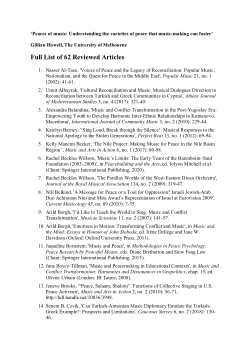 Supplementary Material_Howell_Peaces of Music_Full list of 62 Publications.pdf