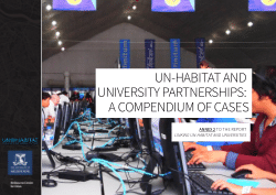 Linking UN-Habitat and universities