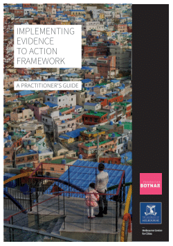 Implementing evidence to action framework: A practitioner's guide
