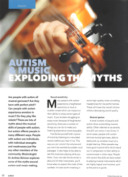 Music and Autism: Exploding the Myths