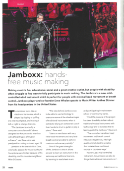 Jamboxx: Hands-Free Music Making