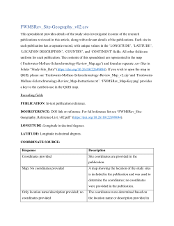 Sites investigated in publications reviewed in "Freshwater mollusc sclerochronology: trends, challenges, and future directions" (Stringer and Prendergast 2023, Earth-Science Reviews).