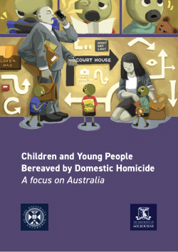 Children and young people bereaved by domestic homicide: A focus on Australia