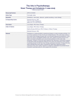 Music and Anhedonia: A Case Study -  publication manuscript - review version