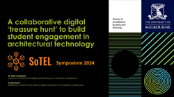 A collaborative digital 'treasure hunt' to build student engagement in architectural technology