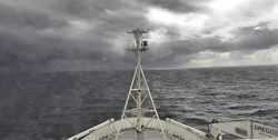 Video of a severe wind event from the Research Vessel Investigator (16 October, 2023)