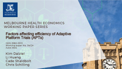 Factors affecting efficiency of Adaptive Platform Trials (APTs)