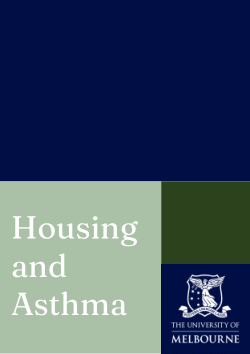 Howard A, Mansour A, Warren-Myers G, Jensen C, Stirling M, Bentley R. Housing and Asthma. The University of Melbourne; 2024. 10.26188/27712701