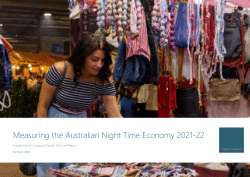 Measuring the Australian Night Time Economy 2021-22