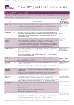 Role of spontaneous effort during mechanical ventilation on lung injury in preterm lambs ARRIVE Statement