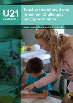 <i>Teacher recruitment and retention: Challenges and opportunities.</i>