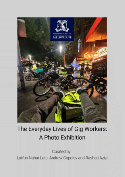 The Everyday Lives of Gig Workers: A Photo Exhibition