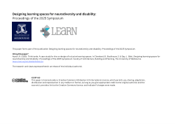 Think tanks: A case study for the co-design of inclusive learning spaces