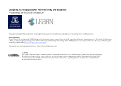 Designing for Sensory Inclusion: Lessons from the Guide Dogs Victoria Campus Redevelopment