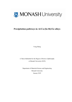 Precipitation pathways in Al-Cu-(In-Sb)/Ge alloys