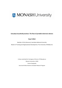 Everyday household practices: The flow of portable electronic devices