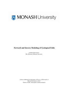 Forward and Inverse Modeling of Geological Folds