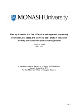 Planting the seeds of a Tree of Death: A new approach, supporting information, test cases, and a national-scale study of population mortality structures from animal-marking records