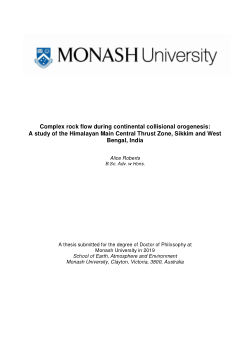 Complex rock flow during continental collisional orogenesis: A study of the Himalayan Main Central Thrust Zone, Sikkim and West Bengal, India