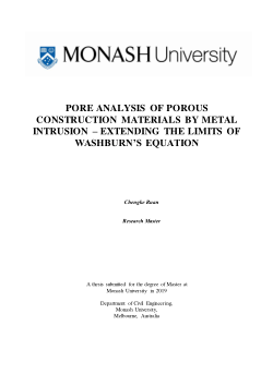 Pore analysis of porous construction materials by metal intrusion – extending the limits of Washburn’s equation