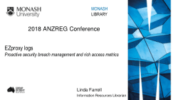 EZproxy logs security breach management and access metrics