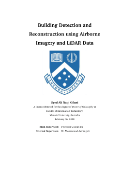 Building Detection and Reconstruction using Airborne Imagery and LiDAR Data