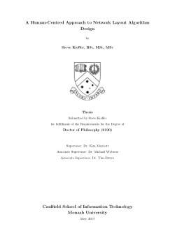 A Human-Centred Approach to Network Layout Algorithm Design