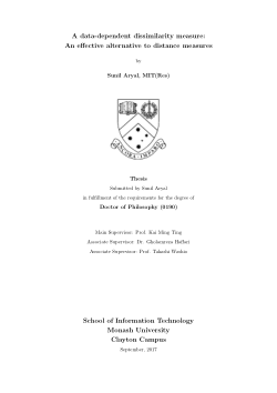 A data-dependent dissimilarity measure: An effective alternative to distance measures