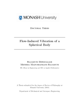 Flow-Induced Vibration of a Spherical Body