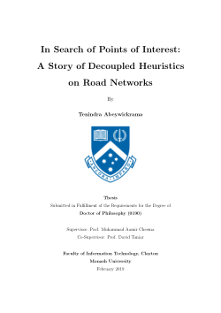 In Search of Points of Interest: A Story of Decoupled Heuristics on Road Networks