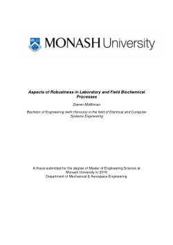 Aspects of Robustness in Laboratory and Field Biochemical Processes