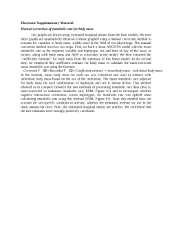 Sex-specific effects of mitochondrial haplotype on metabolic rate in Drosophila melanogaster support predictions of the Mother's Curse hypothesis